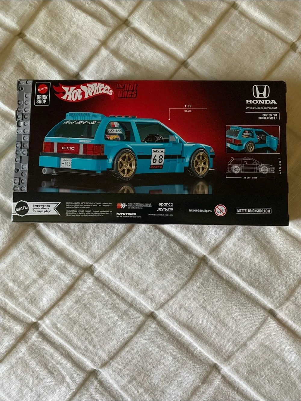 ‘90 Honda Civic EF Mattel Brick Shop / Hot Wheel
